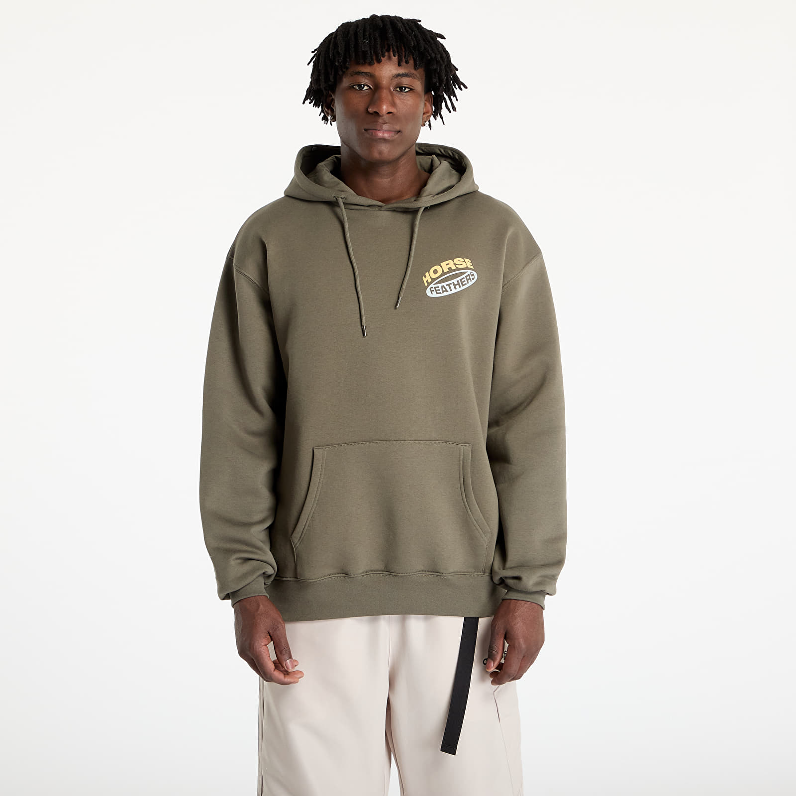 Meeste kampsunid Horsefeathers Orbit Sweatshirt Burnt Olive