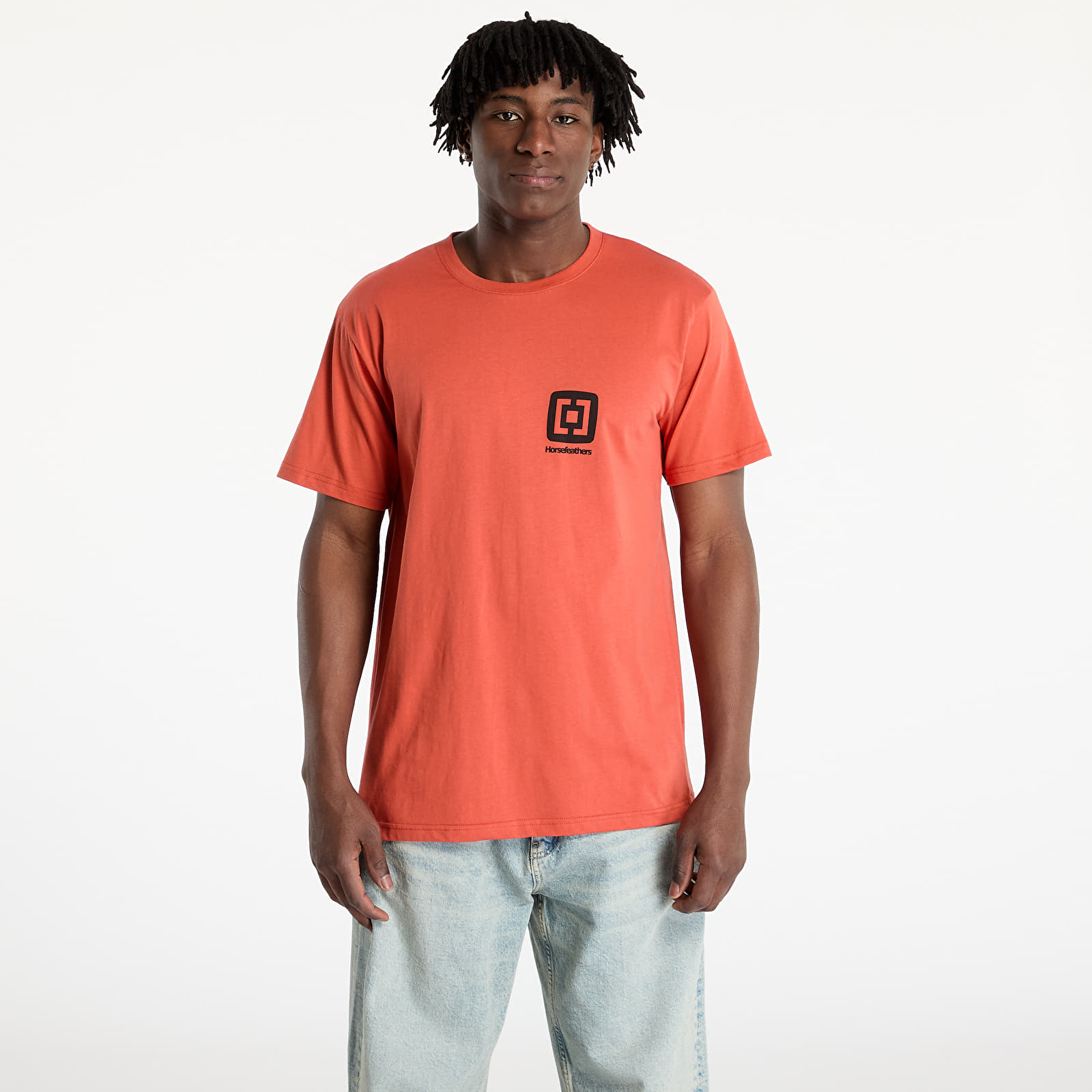 Meeste T-särgid Horsefeathers Mini Logo T-Shirt Ginger