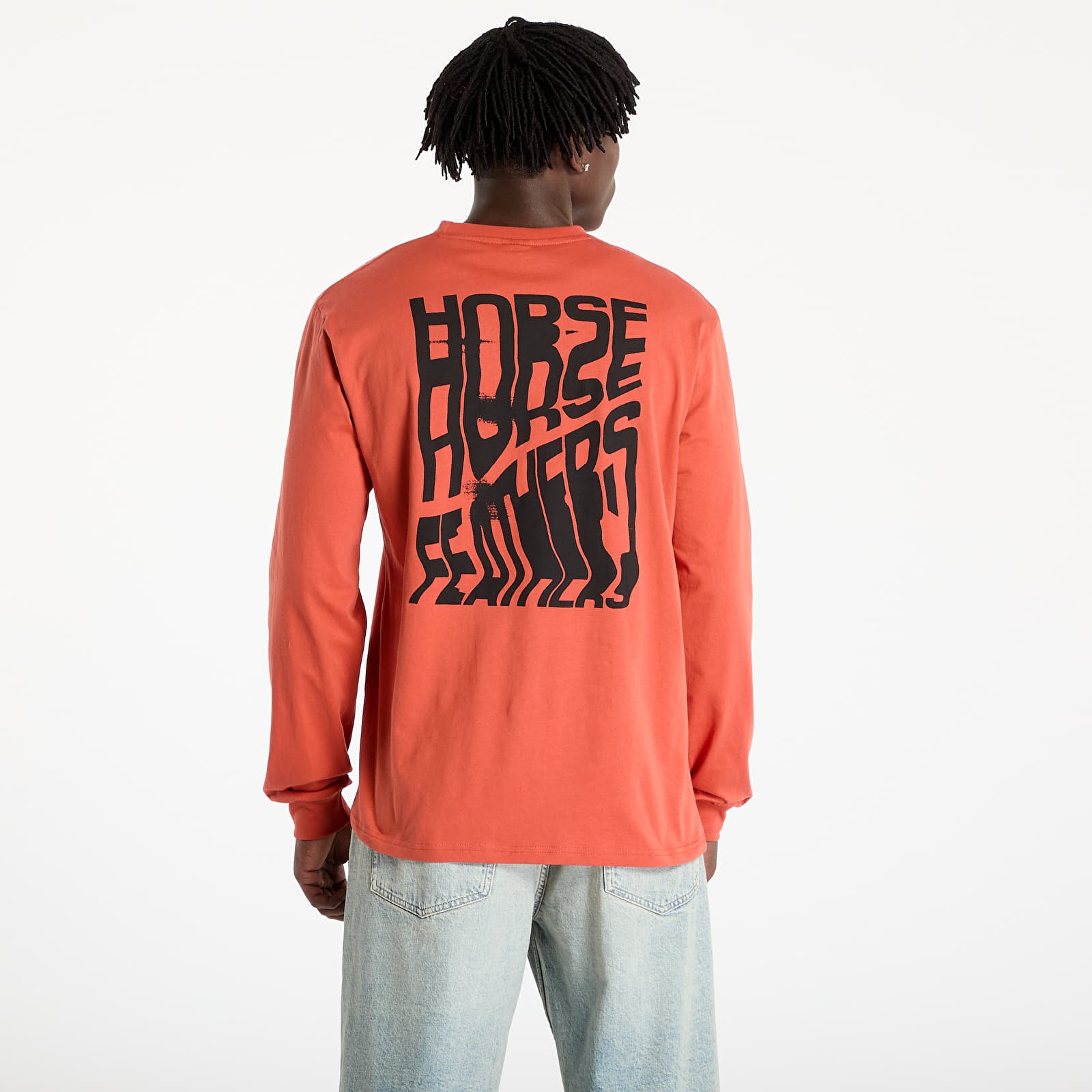 Meeste T-särgid Horsefeathers Xerox Long Sleeve T-Shirt Ginger