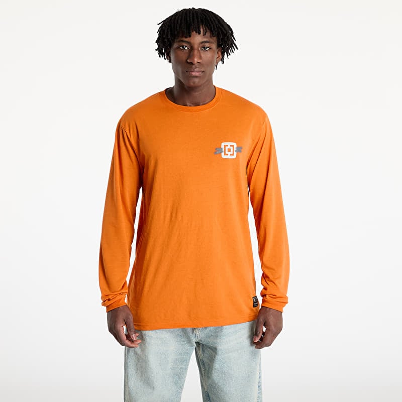 T-krekls Horsefeathers Fury Long Sleeve Bike Jersey Burnt Orange