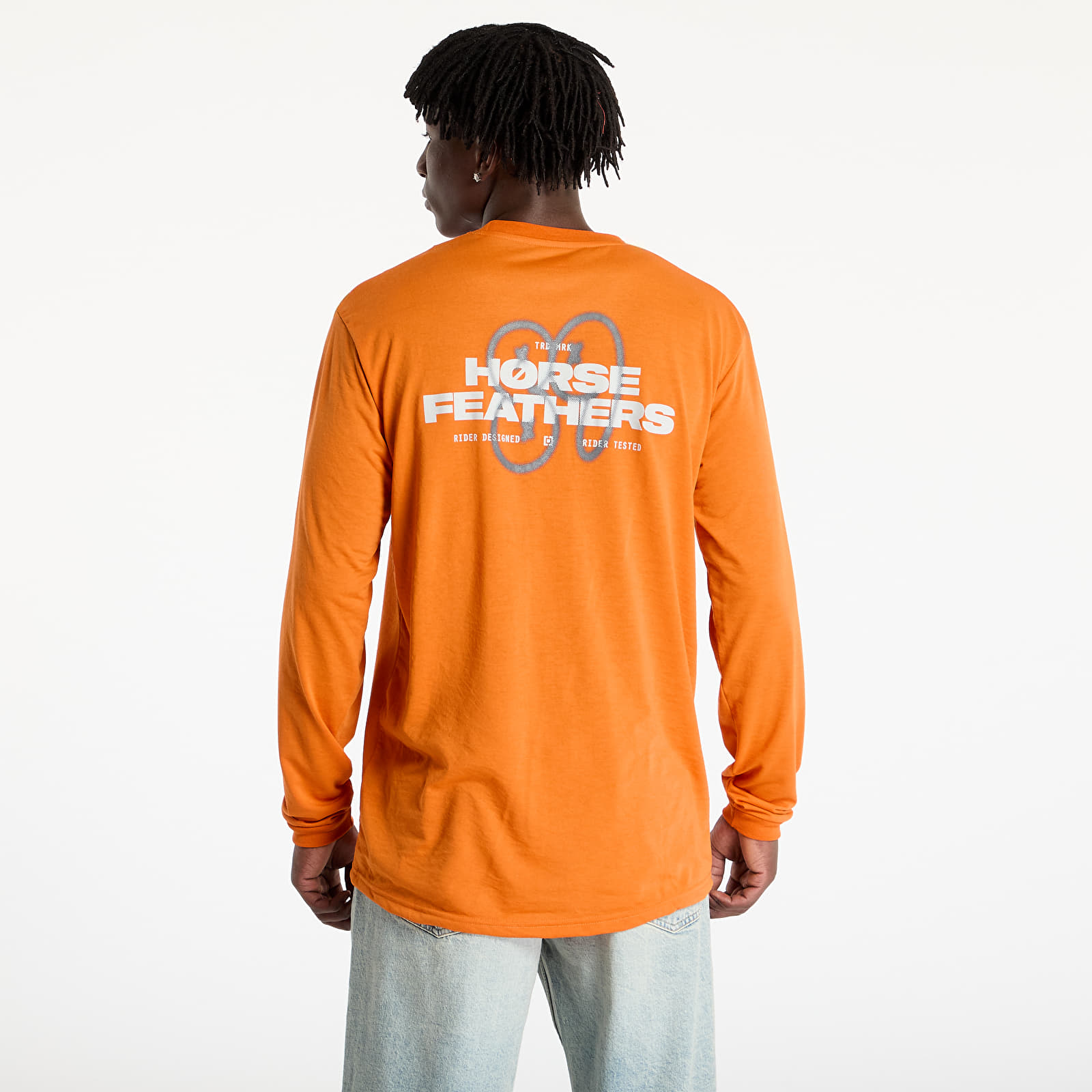 Muške majice Horsefeathers Fury Long Sleeve Bike Jersey Burnt Orange