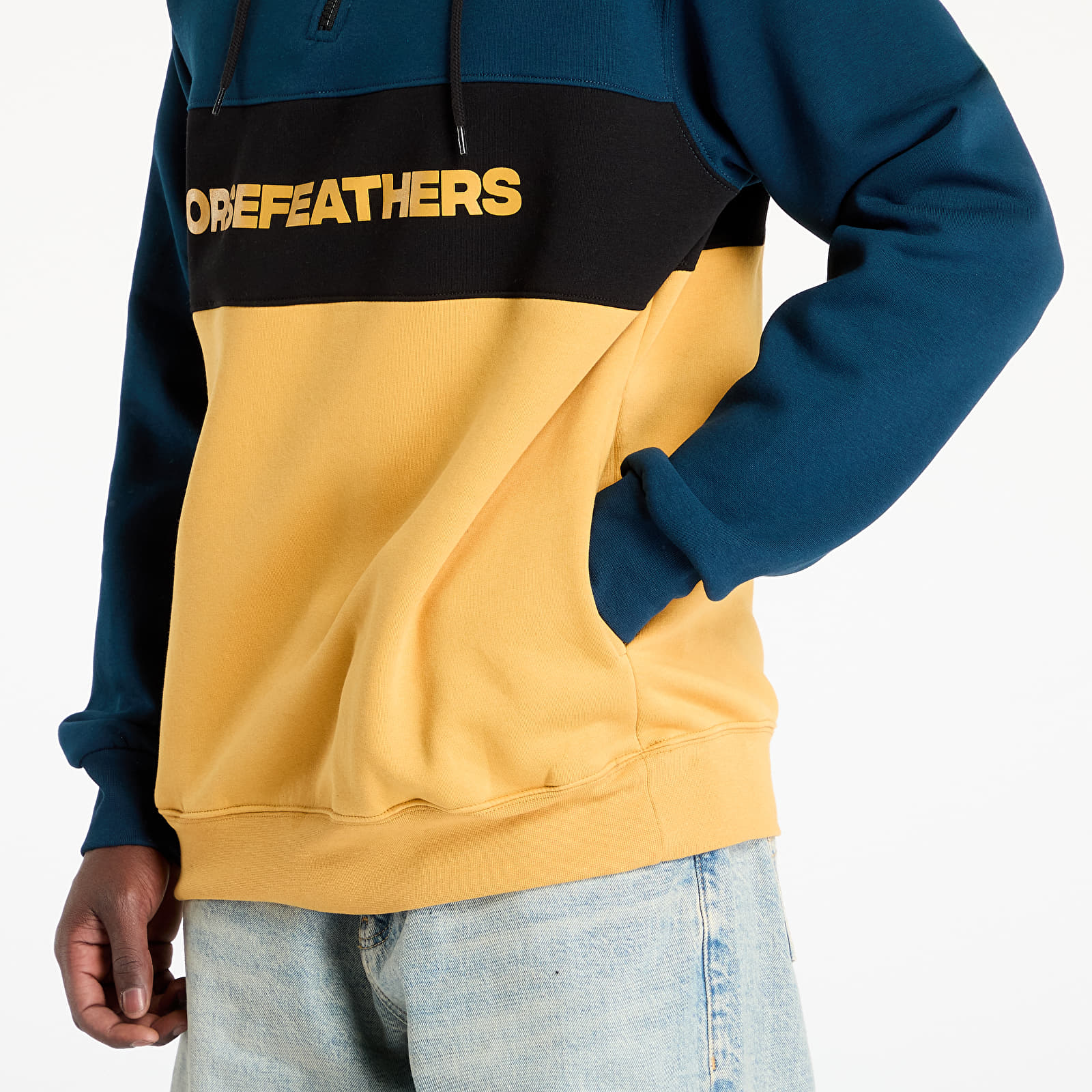 Sweatshirts för män Horsefeathers Fulton Sweatshirt Pond/ Honey