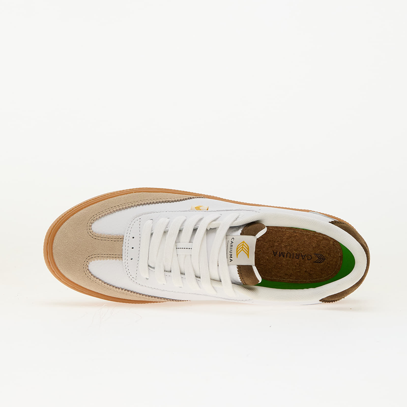 Men's sneakers and shoes Cariuma M Toca Gum White/ Plaza Taupe