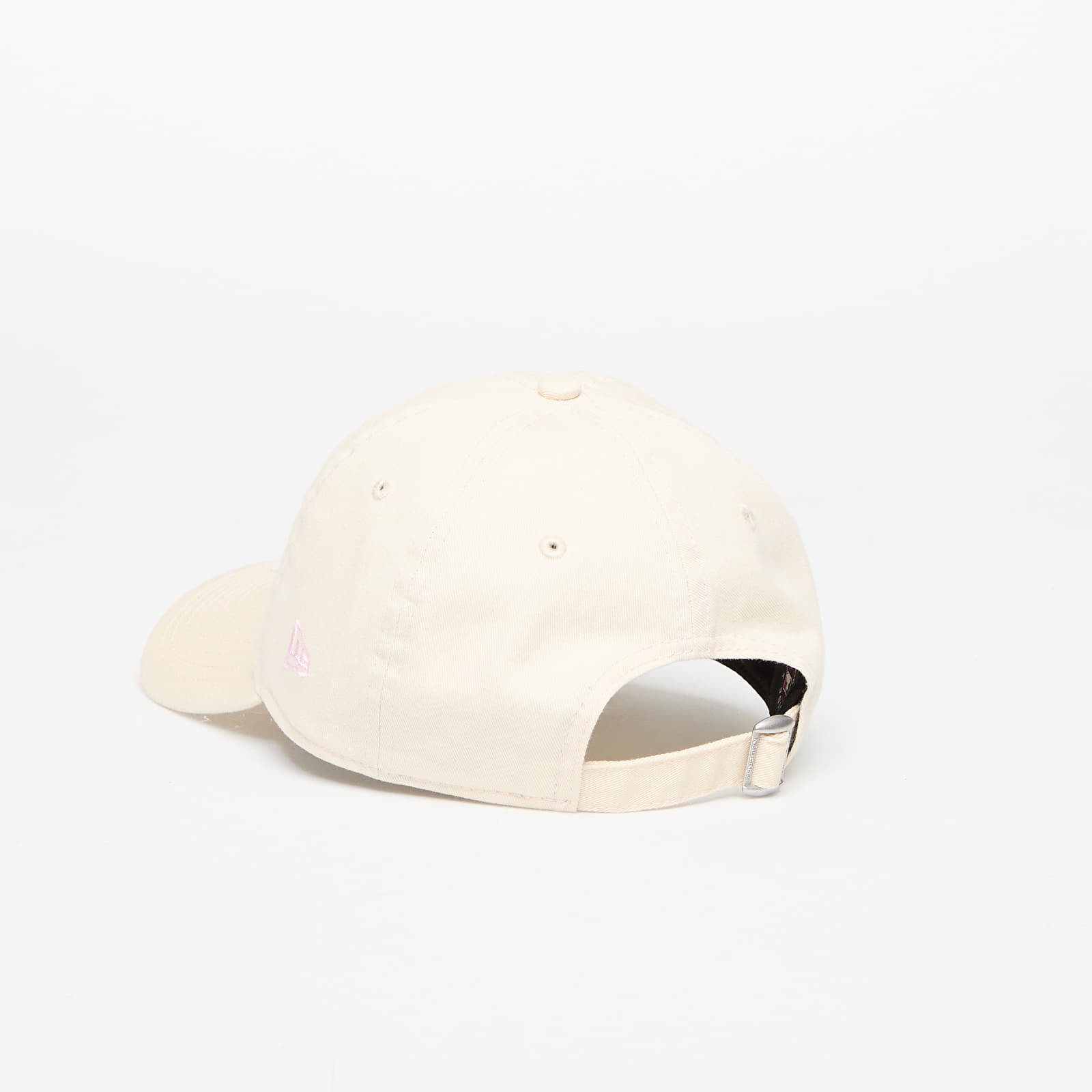 Kape New Era New York Yankees Womens MLB Contrast Stitch 9TWENTY Adjustable Cap Light Cream/ Pink Rouge