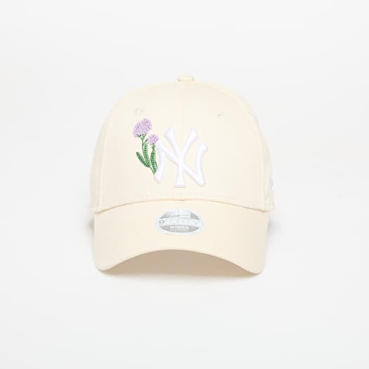 Keps New Era New York Yankees Womens MLB Beaded 9FORTY Adjustable Cap Light Cream