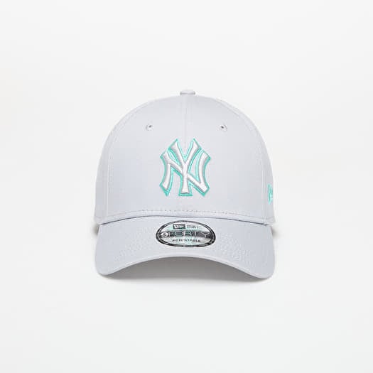 Cap New Era New York Yankees Team Outline 9FORTY Adjustable Cap Dolphin Gray/ Ate