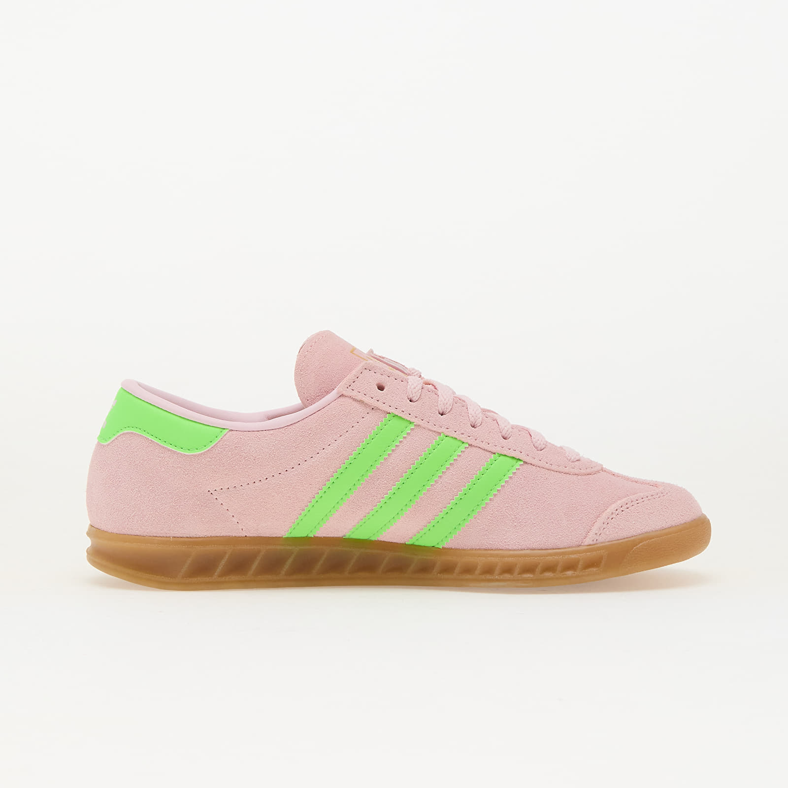 Dámské tenisky a boty adidas Hamburg W Clear Pink/ Semi Green/ Gold Metallic