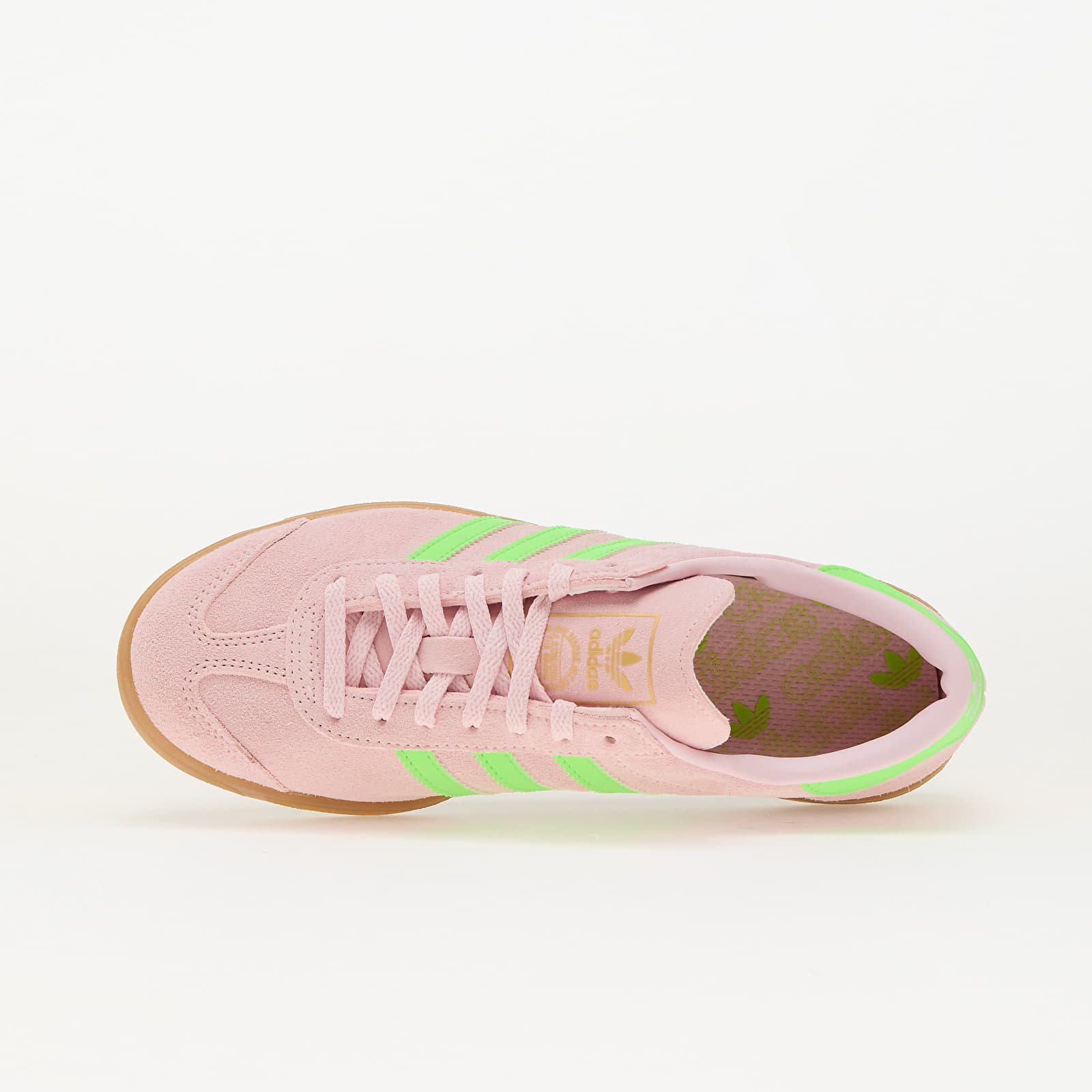Dámské tenisky a boty adidas Hamburg W Clear Pink/ Semi Green/ Gold Metallic
