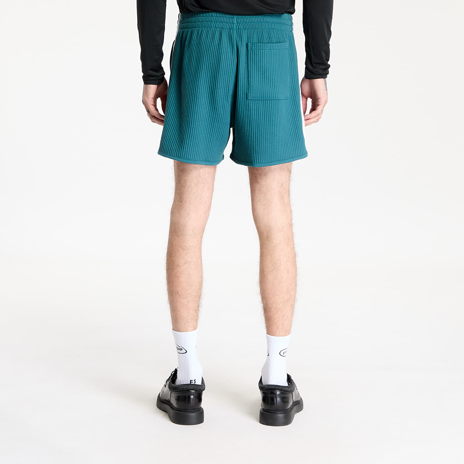 Pánské kraťasy adidas Waffle Knit Sprinter Shorts Green/ Tech Green/ White