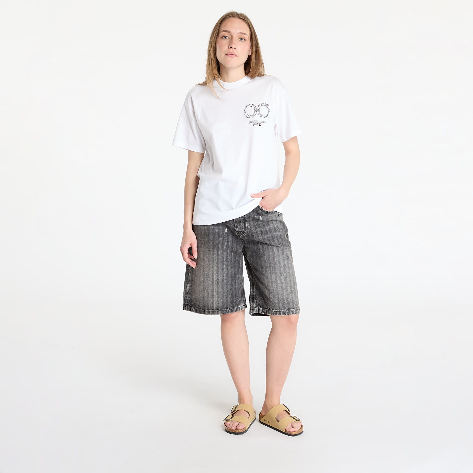 T-Shirts Männer Carhartt WIP S/S Rotation T-Shirt UNISEX White/ Black