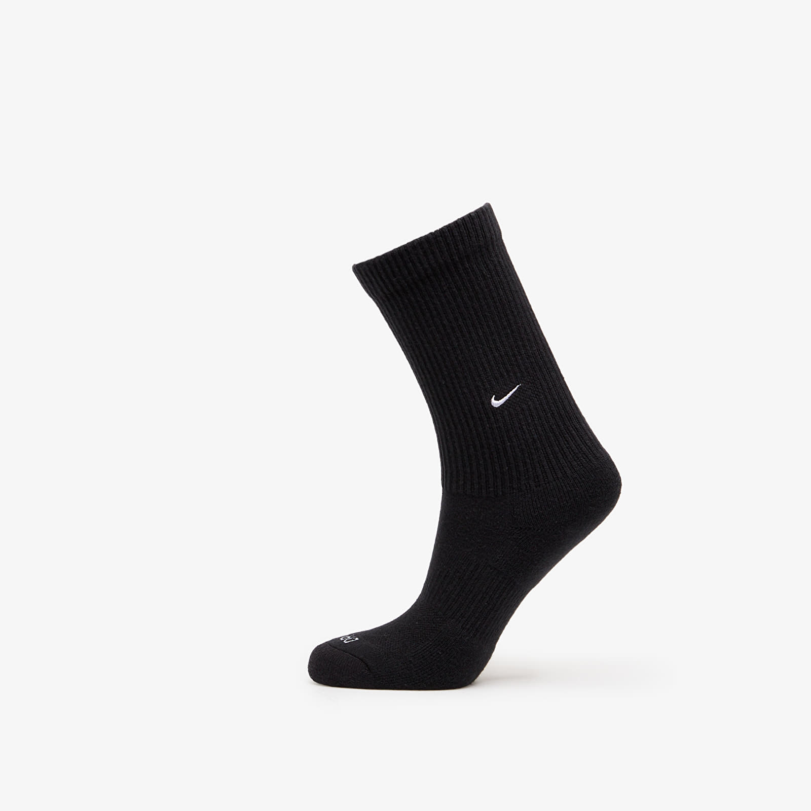 Men's socks Nike Dri-FIT Everyday Cushioned Crew Socks (2 Pairs) Black/ White