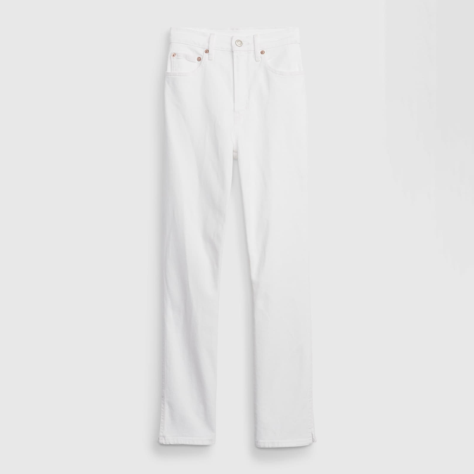 Bukser GAP Denim Pants Vintage Slim - High Rise Optic White