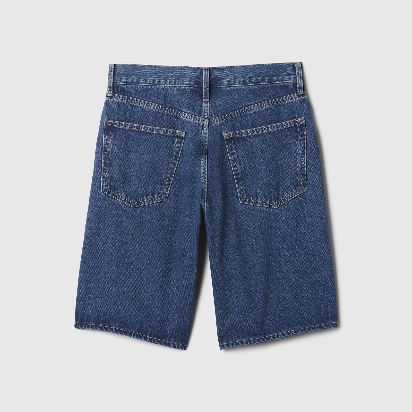 Pantalones cortos de mujer GAP Jort Med Lowry Medium Indigo