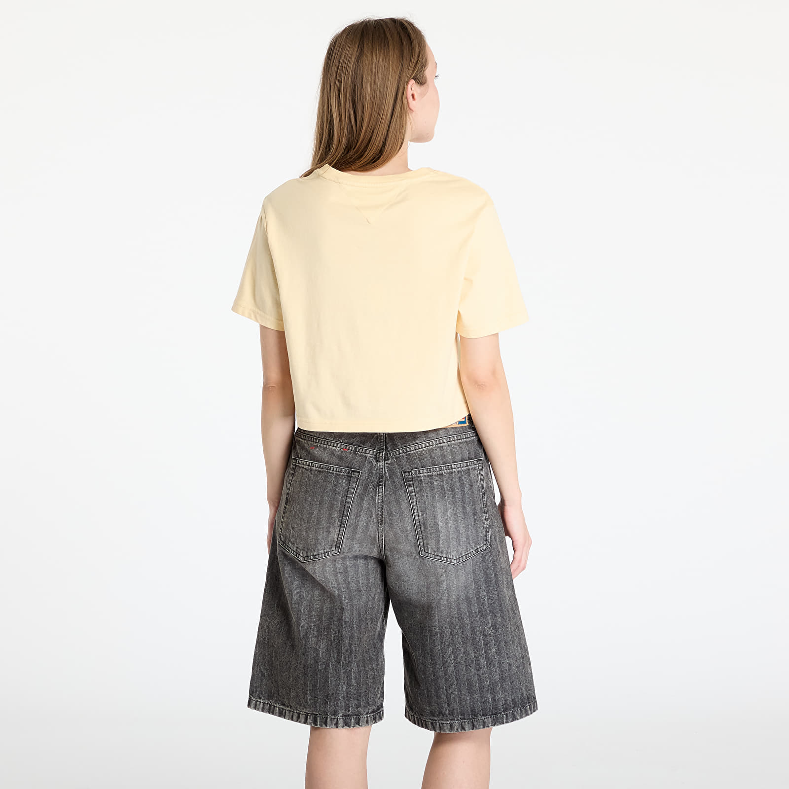 Naiste T-särgid Tommy Jeans Relaxed Tonal Crew T-Shirt Yellow
