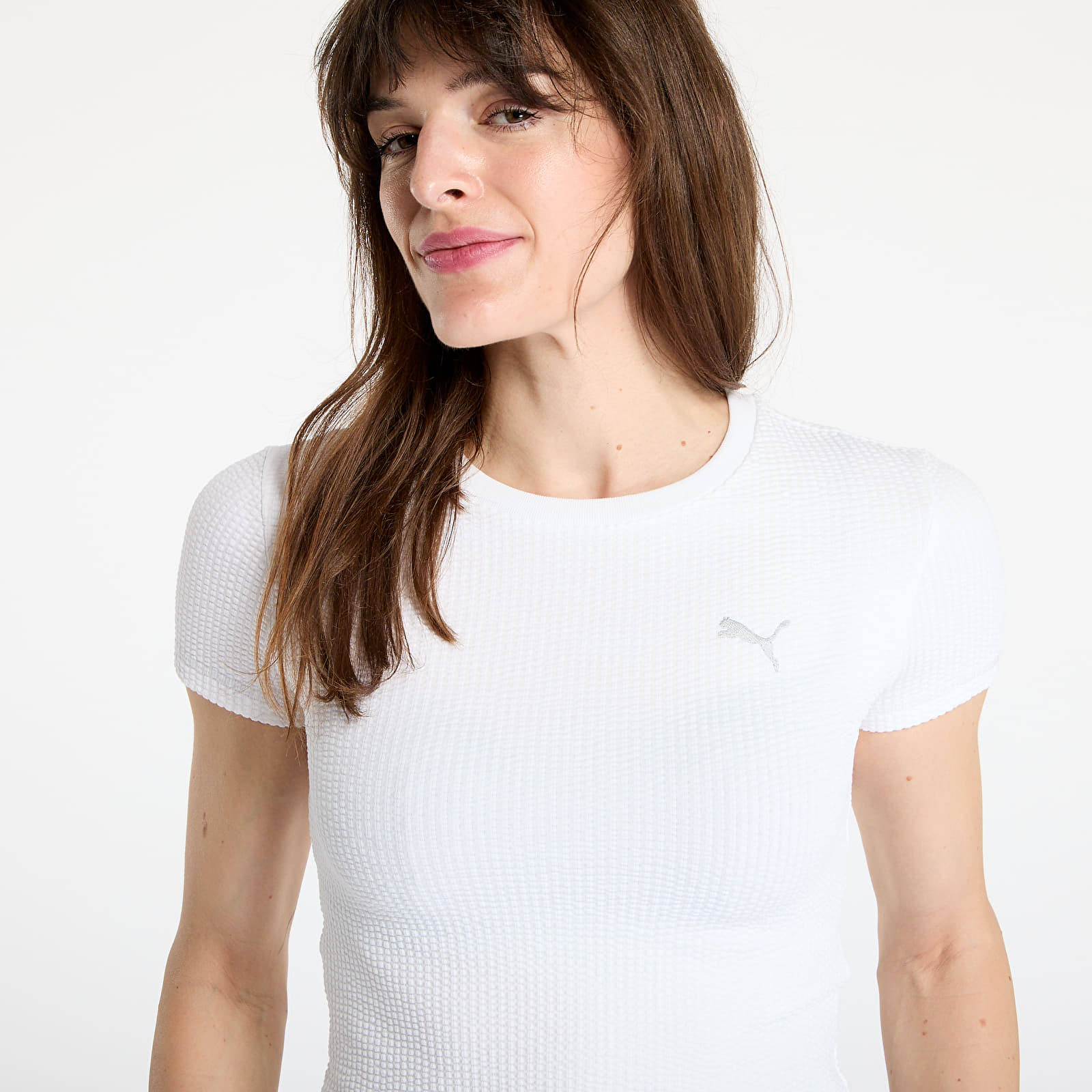 Oberteile Puma Dare to Textured Baby Tee PUMA White