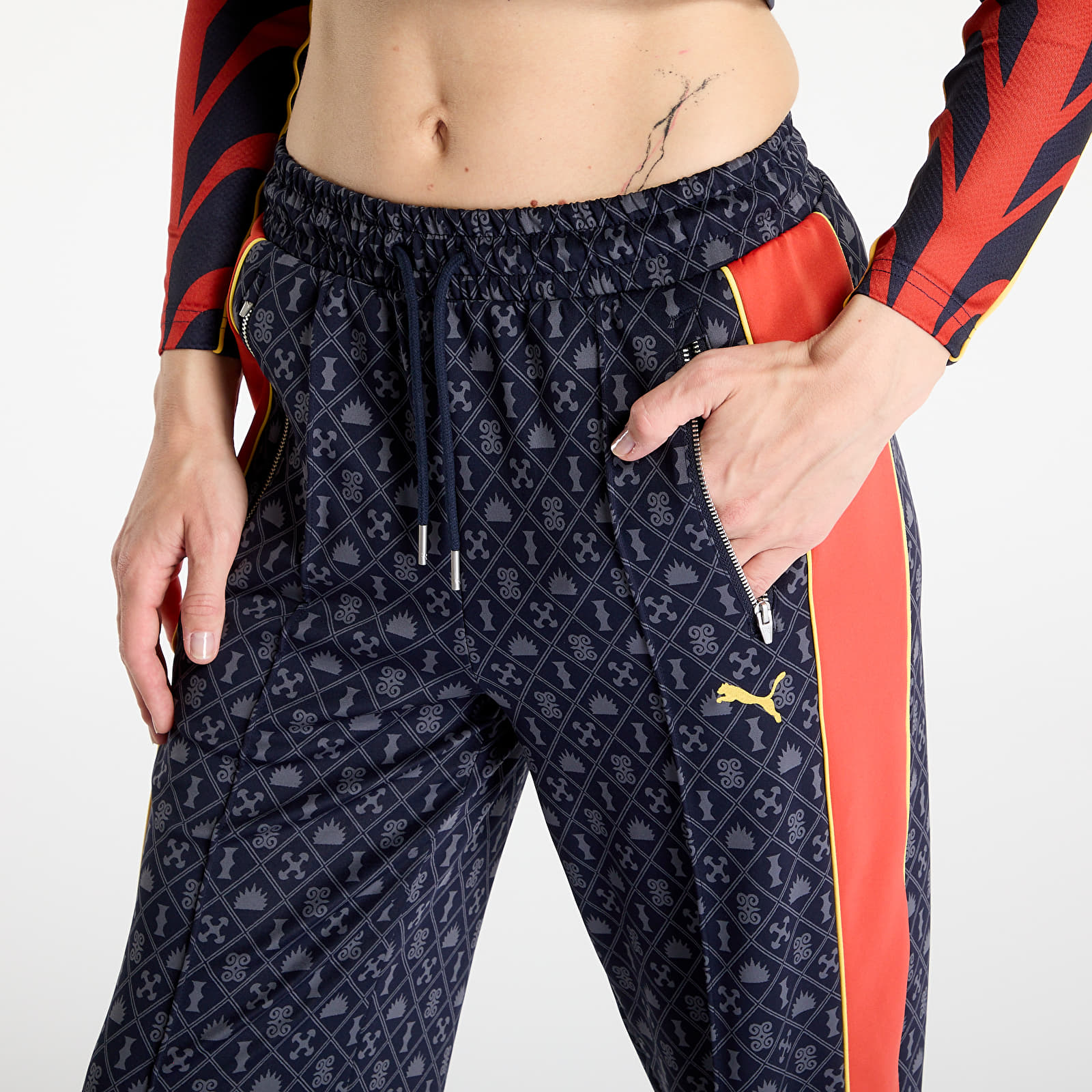 Сортивные штаны Puma Road To Unity AOP Straight Track Pants New Navy-AOP