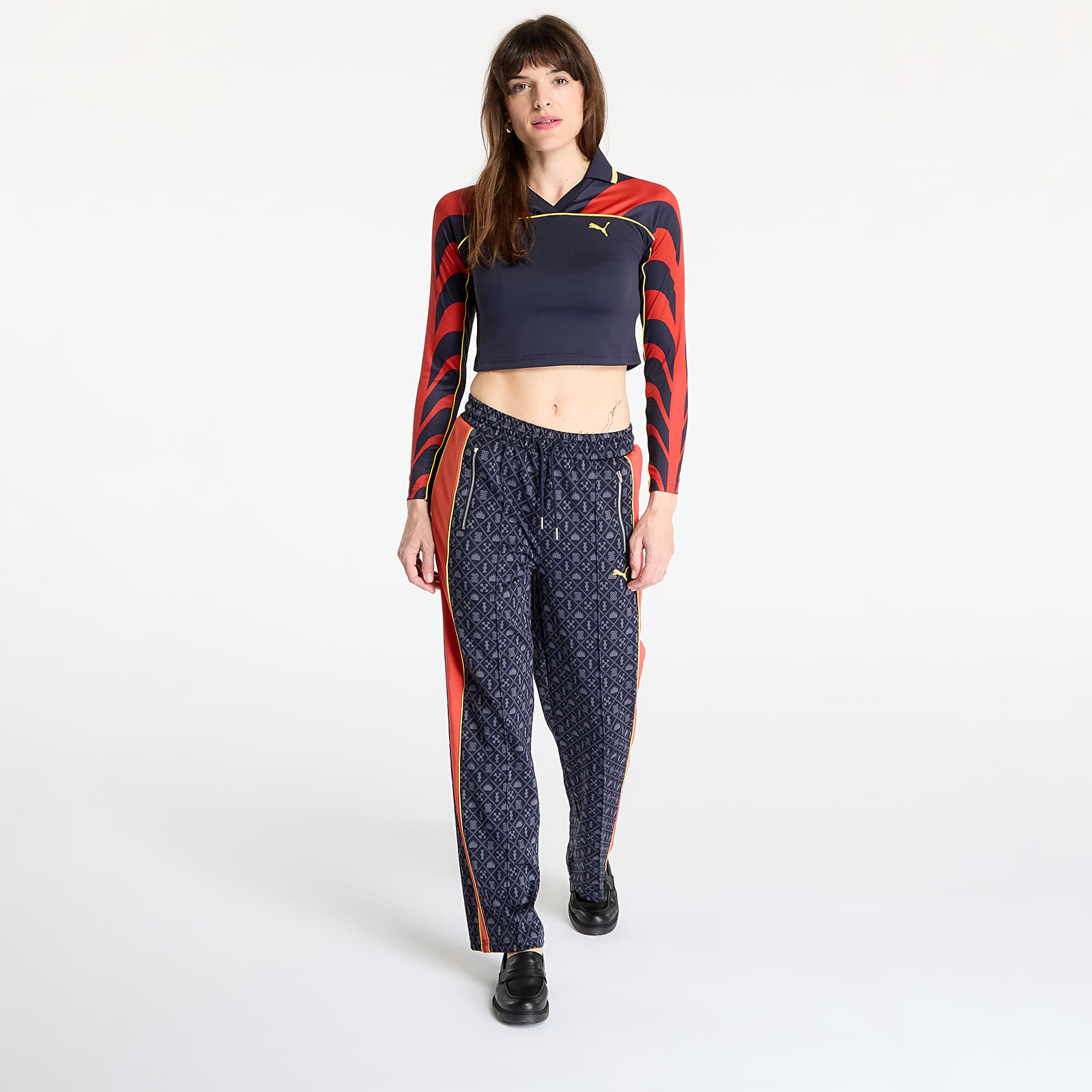 Сортивные штаны Puma Road To Unity AOP Straight Track Pants New Navy-AOP