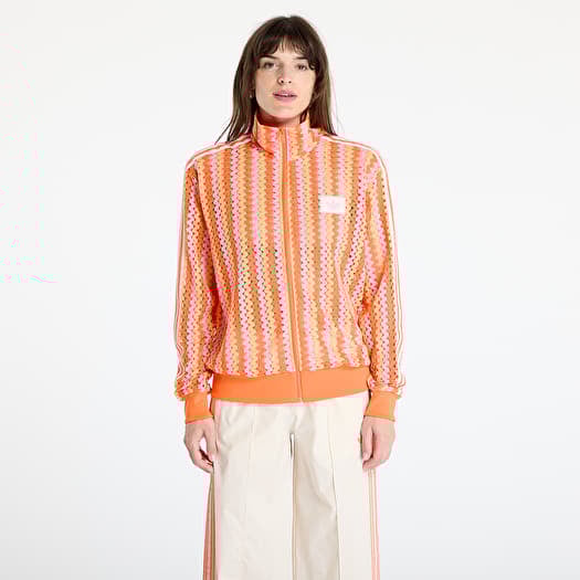 Sudadera adidas Originals Summer Glow Firebird Track Top Semi Lucid Fuchsia/ Hazy Orange/ Semi Solar Orange