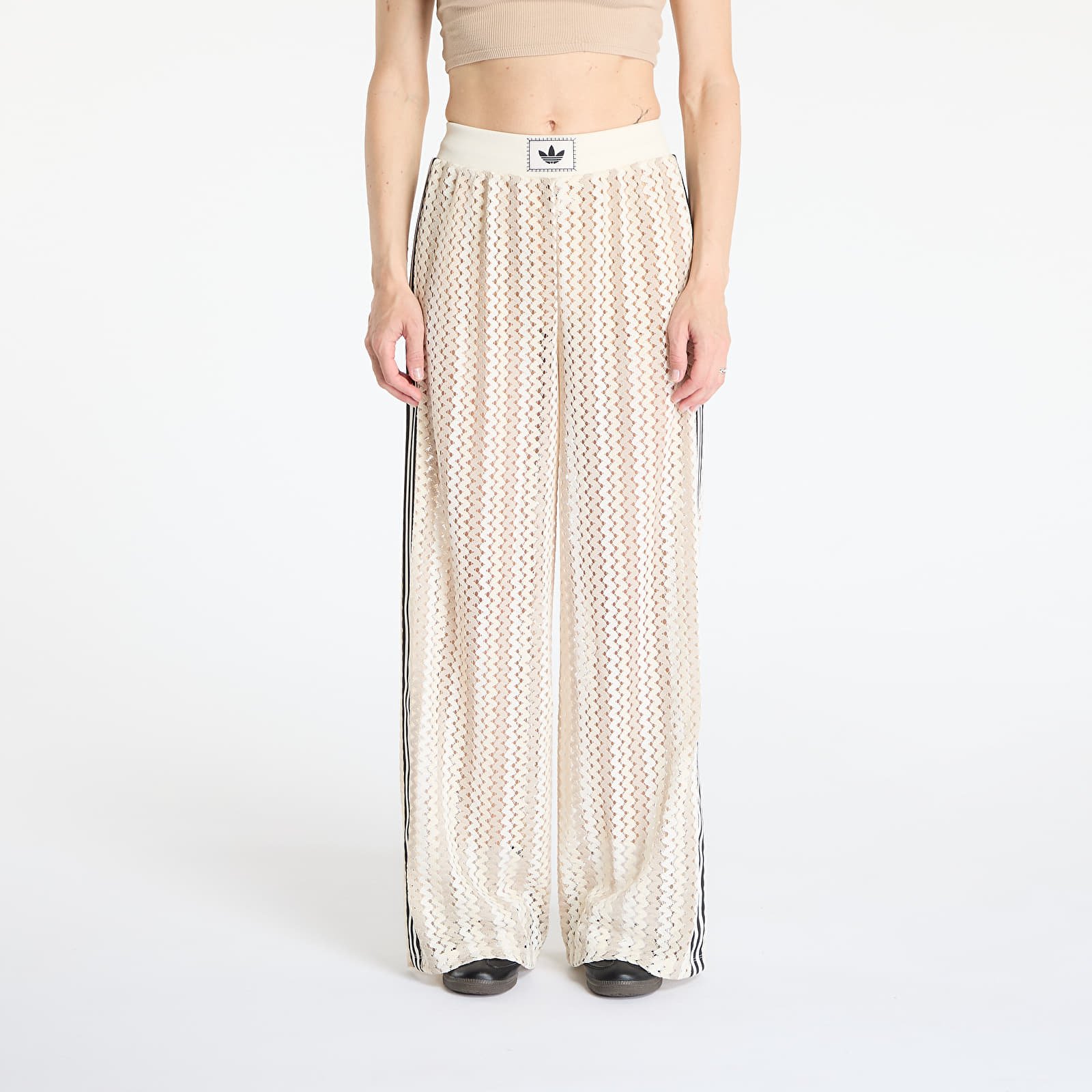 Ženske hlače adidas Originals Summer Glow Firebird Track Pant Wonder White