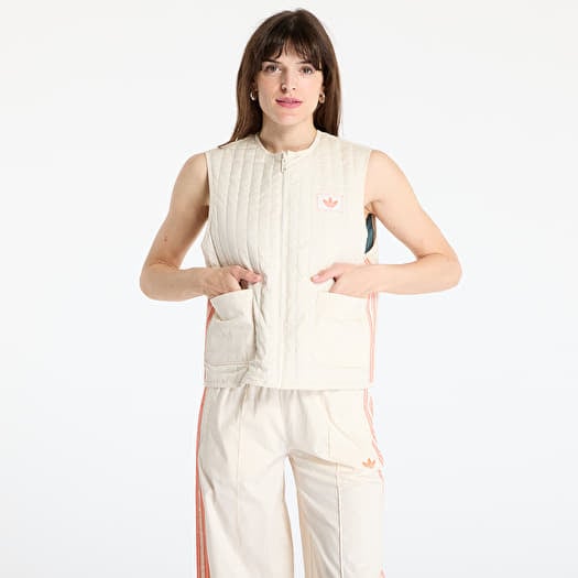 adidas Originals Summer Glow Reversible Vest Wonder White/ Tech Green