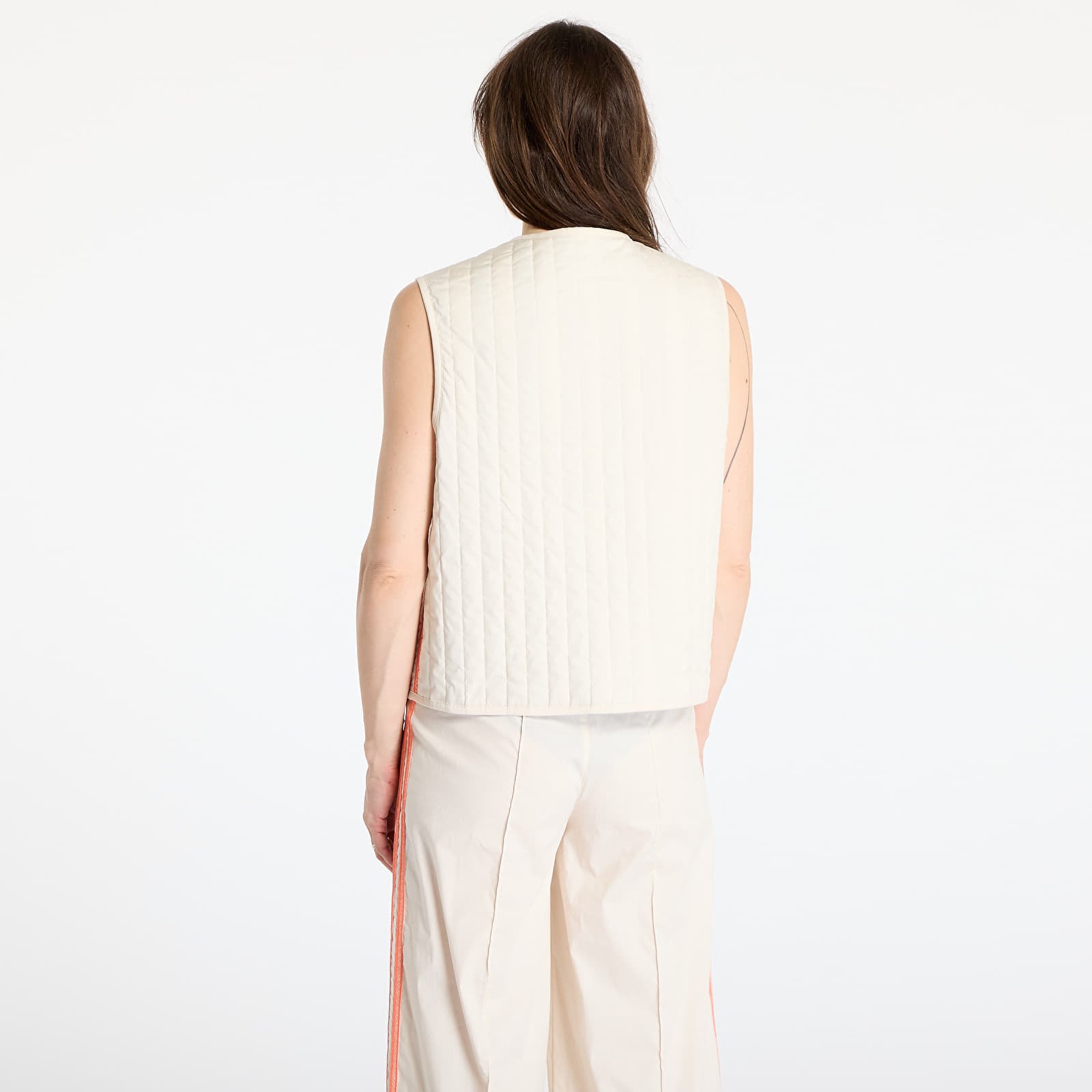 Naiste kardiganid adidas Originals Summer Glow Reversible Vest Wonder White/ Tech Green