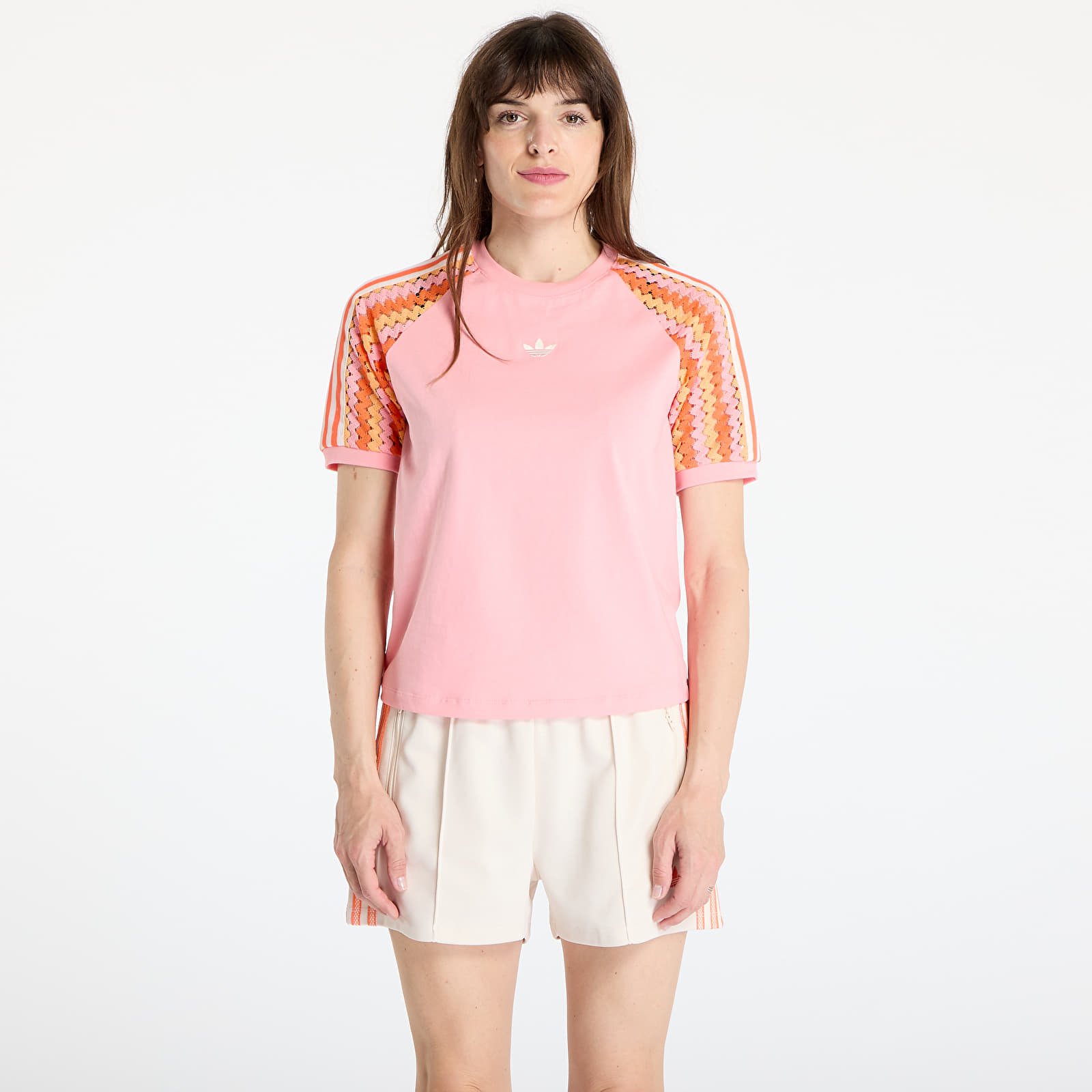 Women's T-shirts adidas Originals Summer Glow Cali Tee Semi Pink Spark