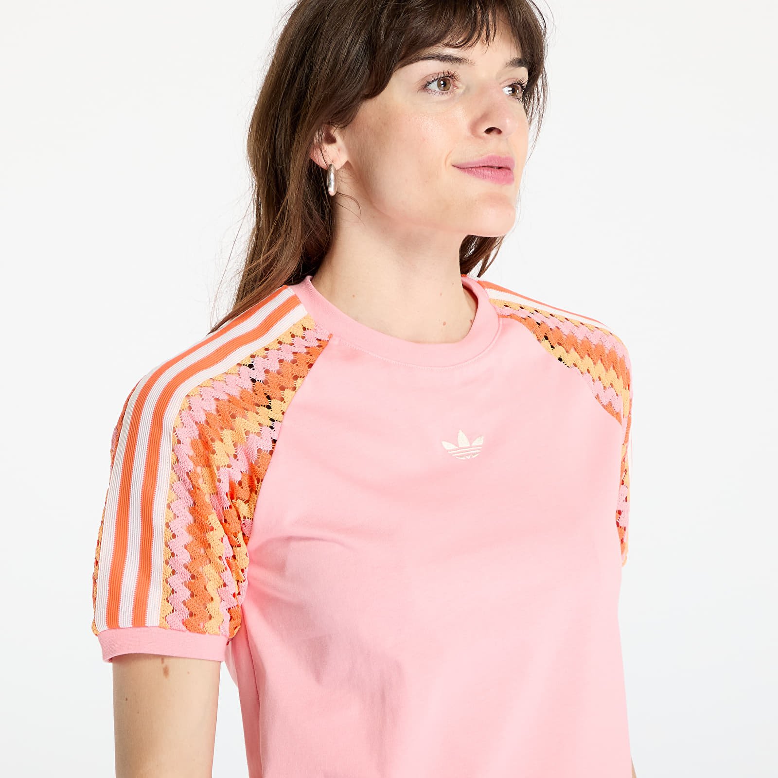 Women's T-shirts adidas Originals Summer Glow Cali Tee Semi Pink Spark