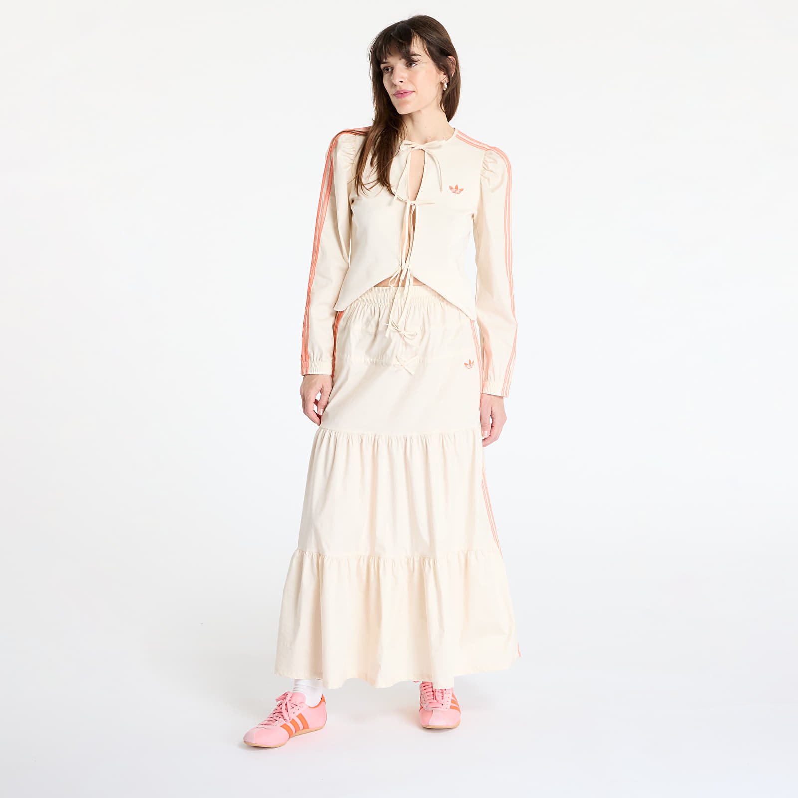 Seelikud adidas Originals Summer Glow Skirt Wonder White