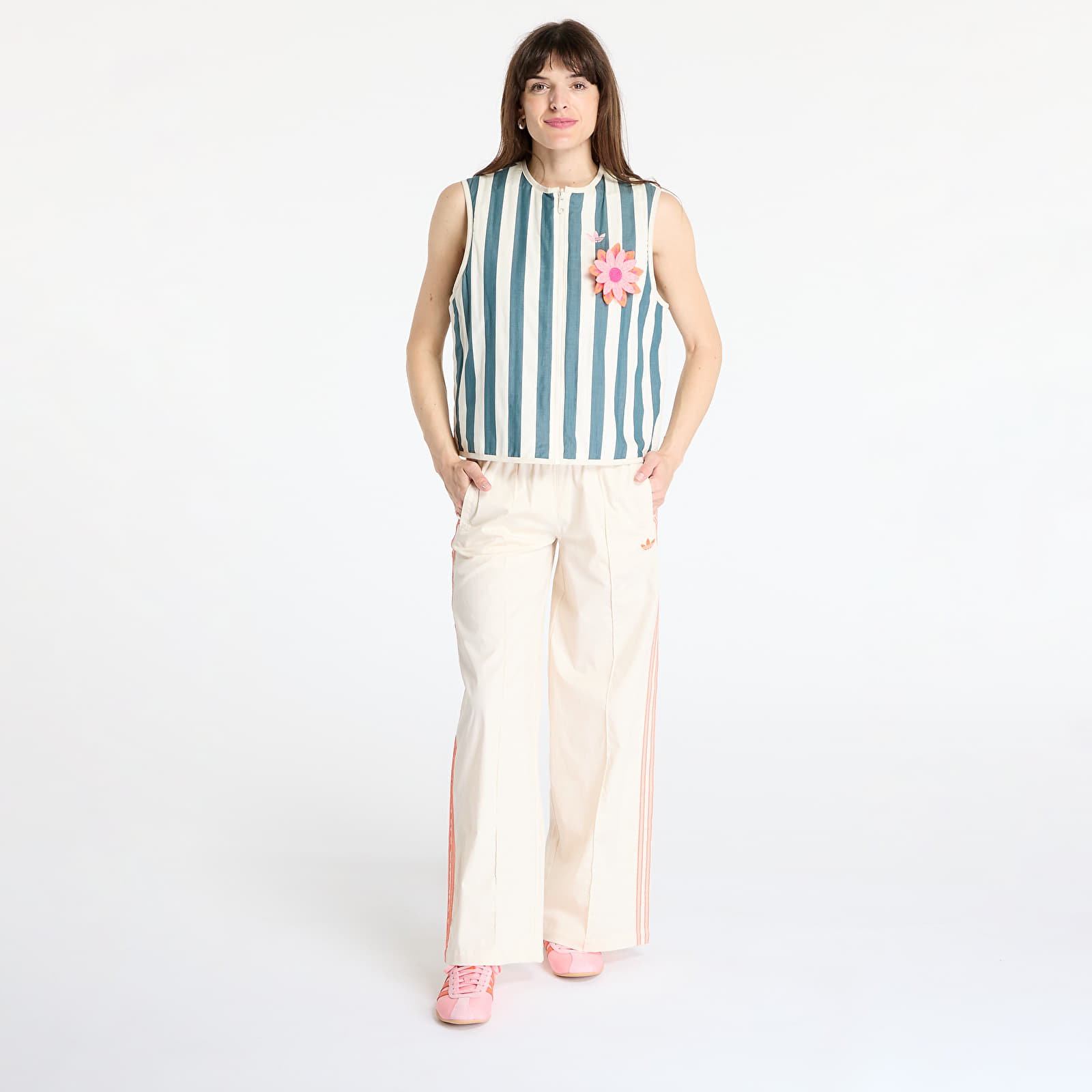 Naiste püksid adidas Originals Summer Glow Pants Wonder White
