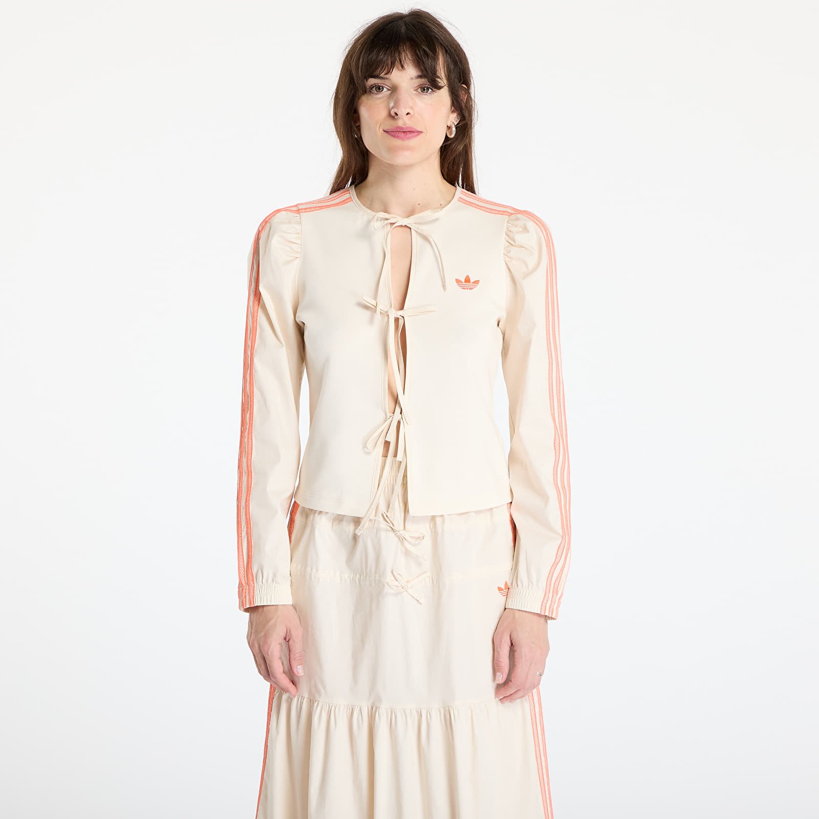 Hauts pour femmes adidas Originals Summer Glow Blouse Wonder White