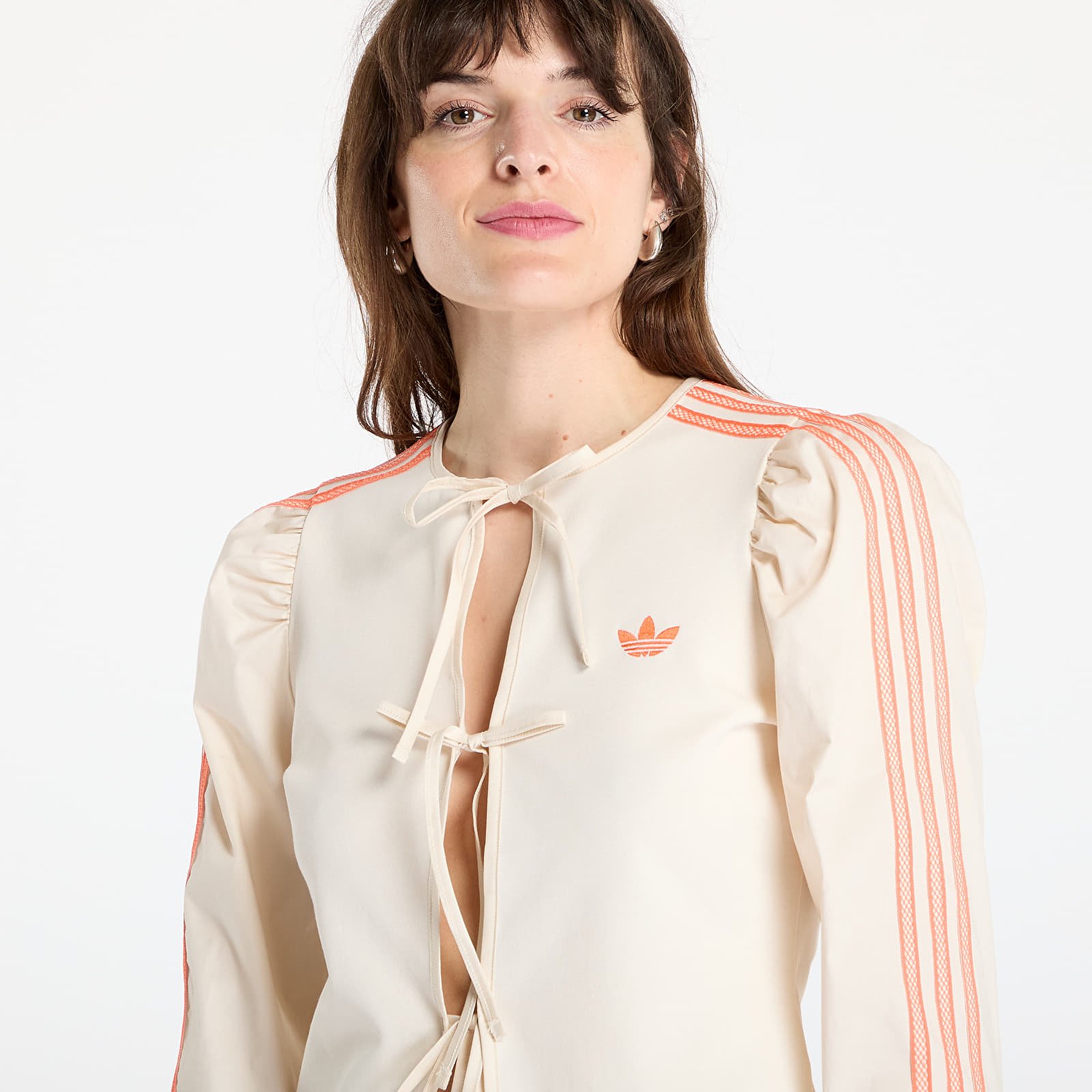 Hauts pour femmes adidas Originals Summer Glow Blouse Wonder White