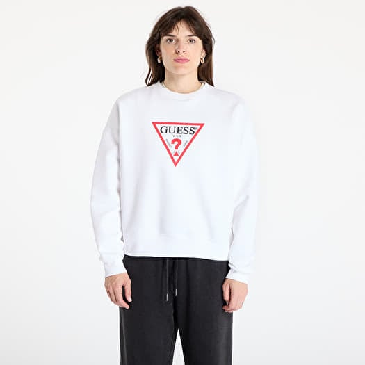 Sweatshirt Guess Jeans Oversized Iconic Sweatshirt Pure White