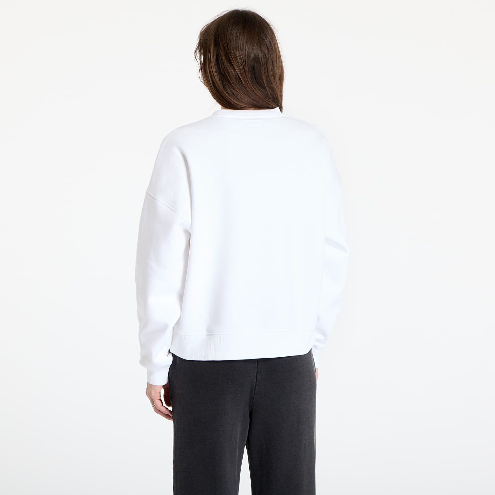 Kapuutsikud ja kampsunid Guess Jeans Oversized Iconic Sweatshirt Pure White