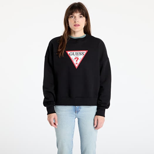Sweatshirt Guess Jeans Oversized Iconic Sweatshirt Jet Black A996