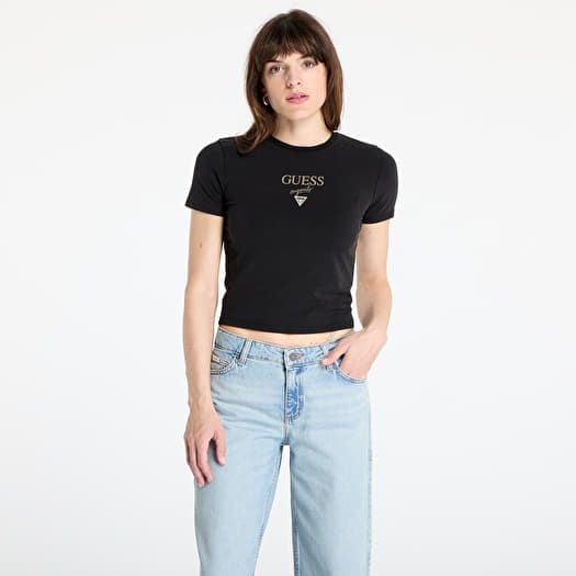 T-shirt GUESS Originals Go Vintage Baker T-Shirt Jet Black Multi