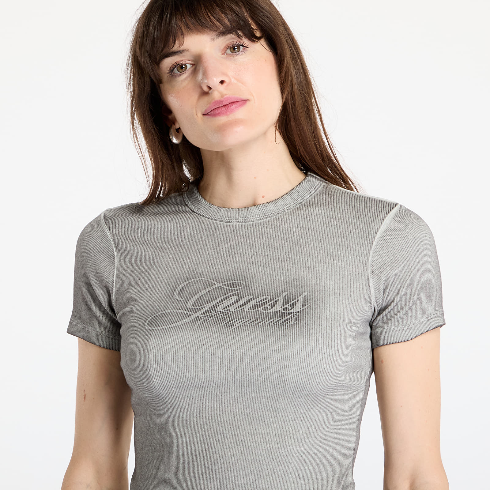 Tops GUESS Originals Eco Ribbed Spray Top Jet Black Multi