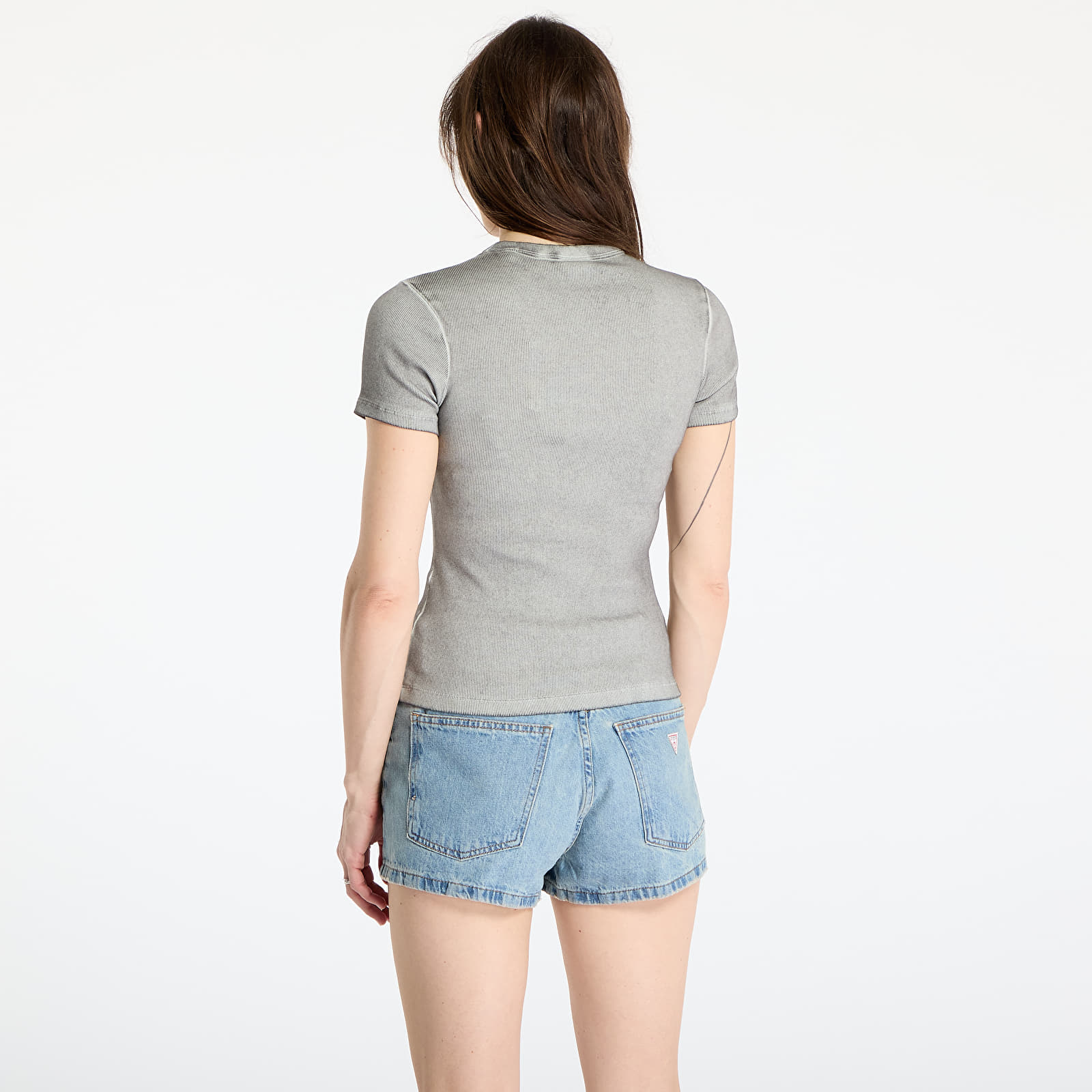Tops GUESS Originals Eco Ribbed Spray Top Jet Black Multi