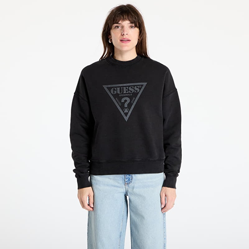 Mikina GUESS Originals Sweatshirt Jet Black Multi