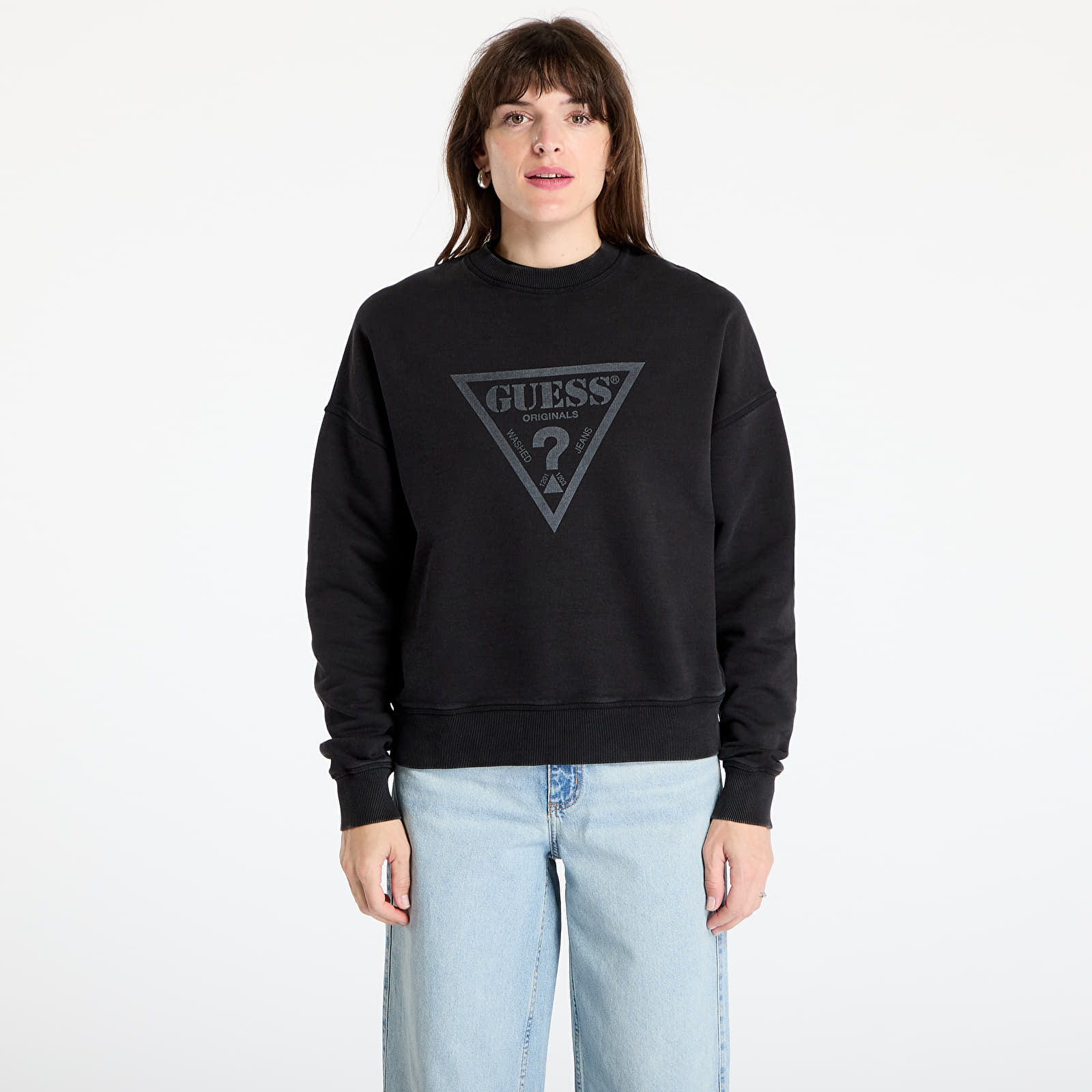 Kapuutsikud ja kampsunid GUESS Originals Sweatshirt Jet Black Multi