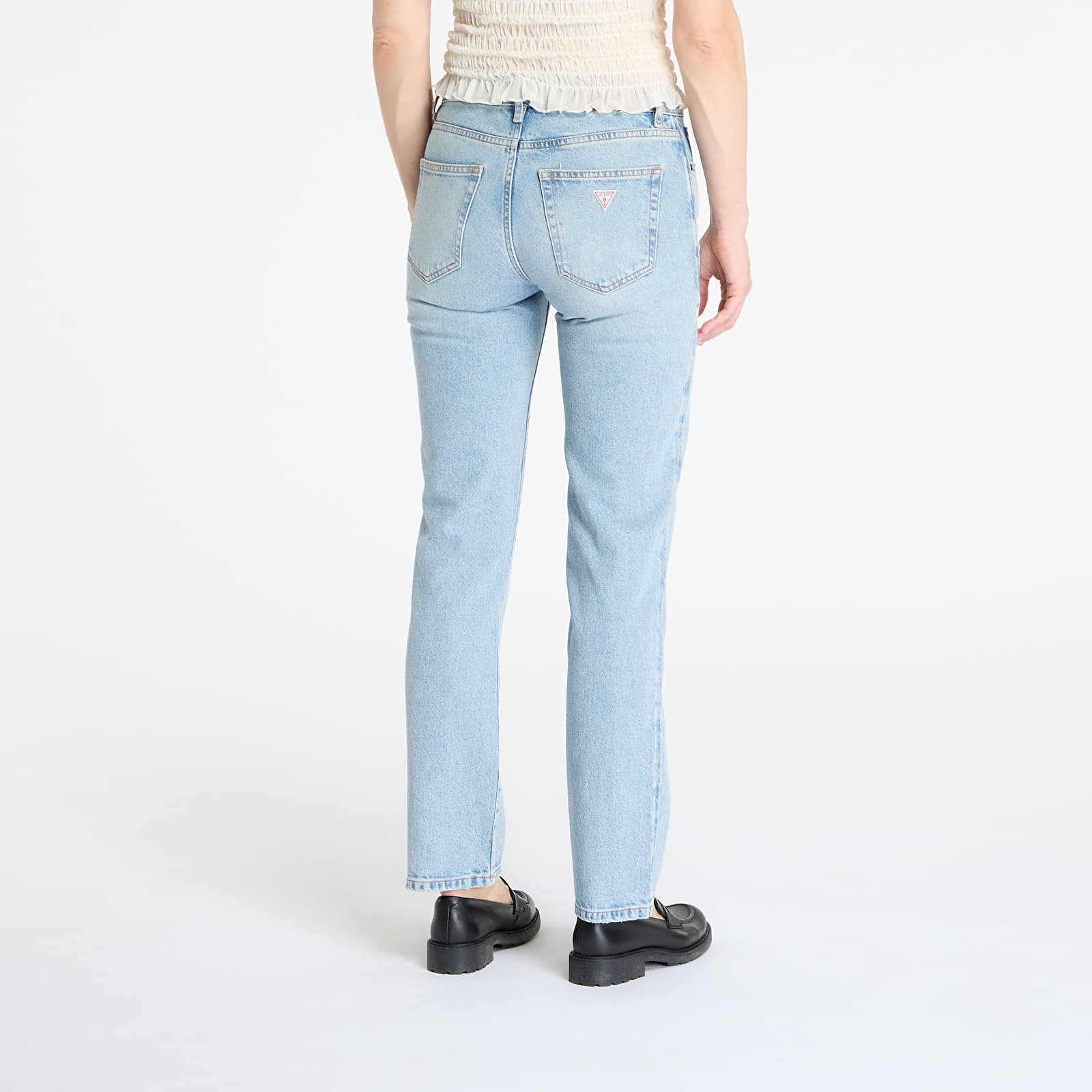 Hosen GUESS Originals Mid-Raise Straight Jeans Gj River Light Vinta