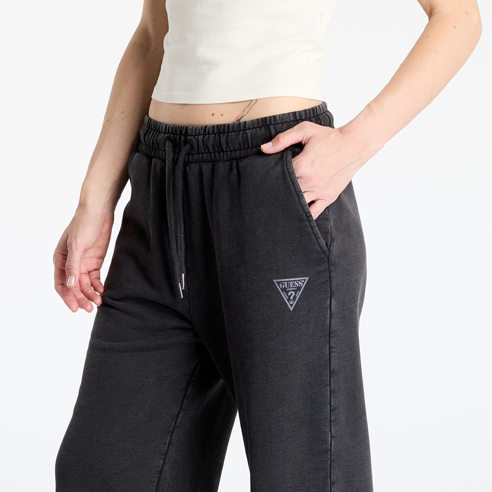 Спортивні штани GUESS Originals Eco Triangle Sweatpants Jet Black Multi