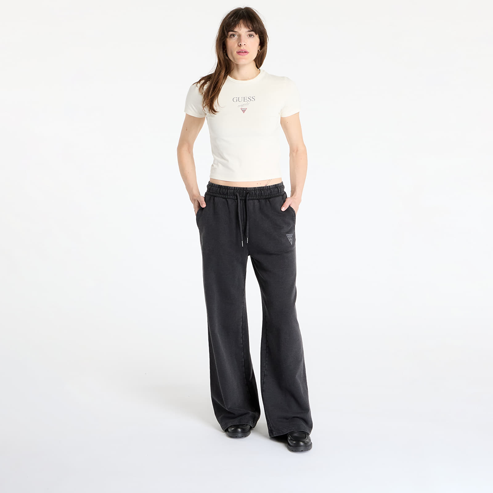 Спортивні штани GUESS Originals Eco Triangle Sweatpants Jet Black Multi