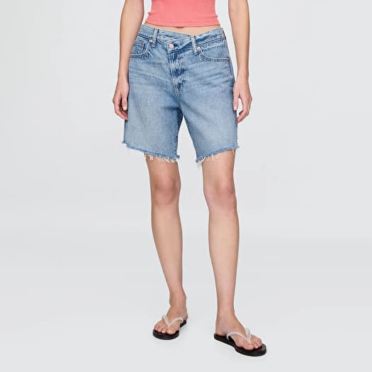 Shorts GAP Loose Bermuda Short Crossover Wb Light Indigo