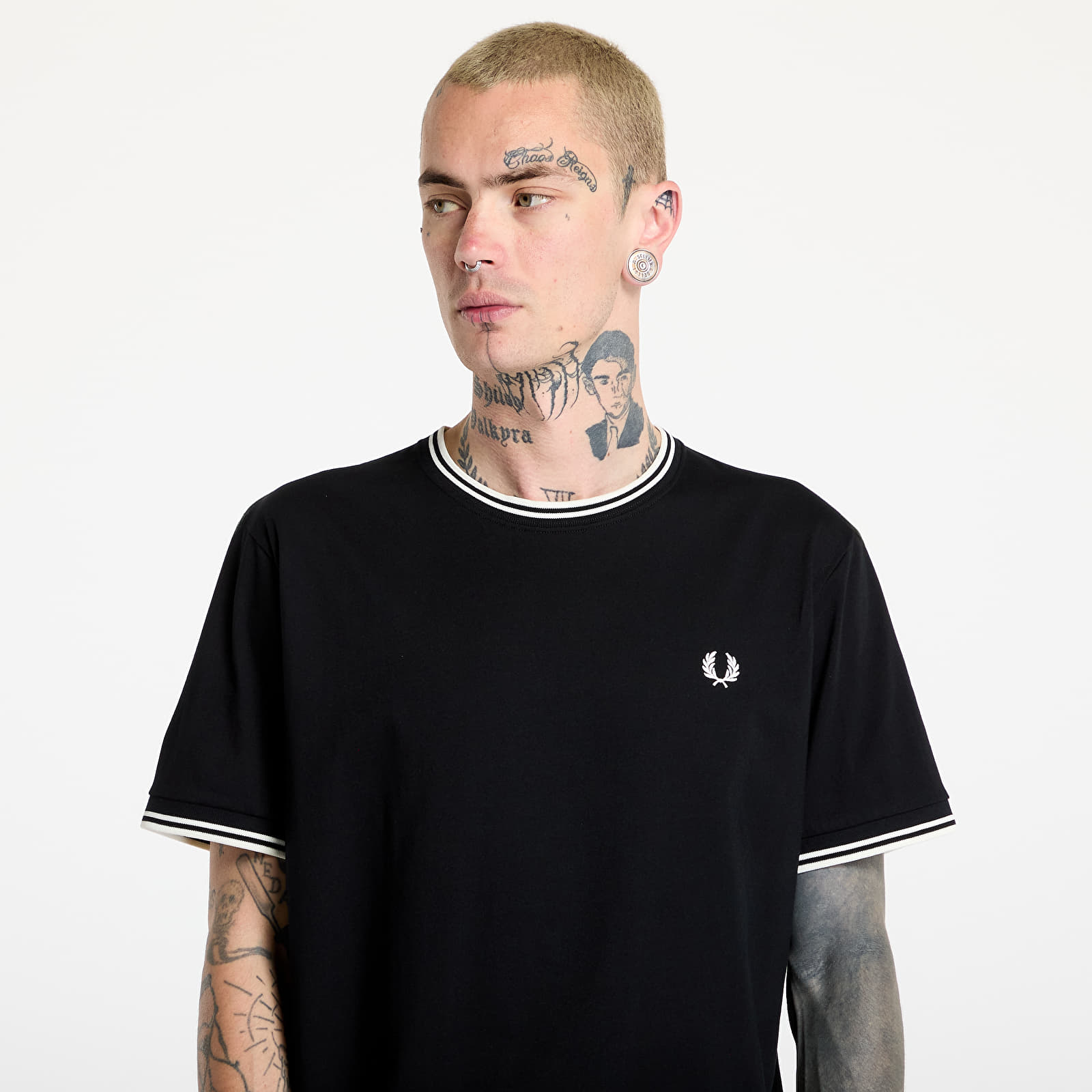 Camisetas FRED PERRY Twin Tipped T-Shirt Black