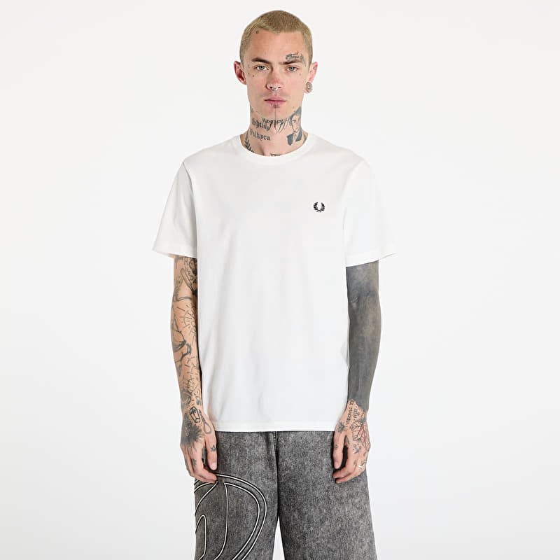 T-shirt FRED PERRY Crew Neck Tee Snow White