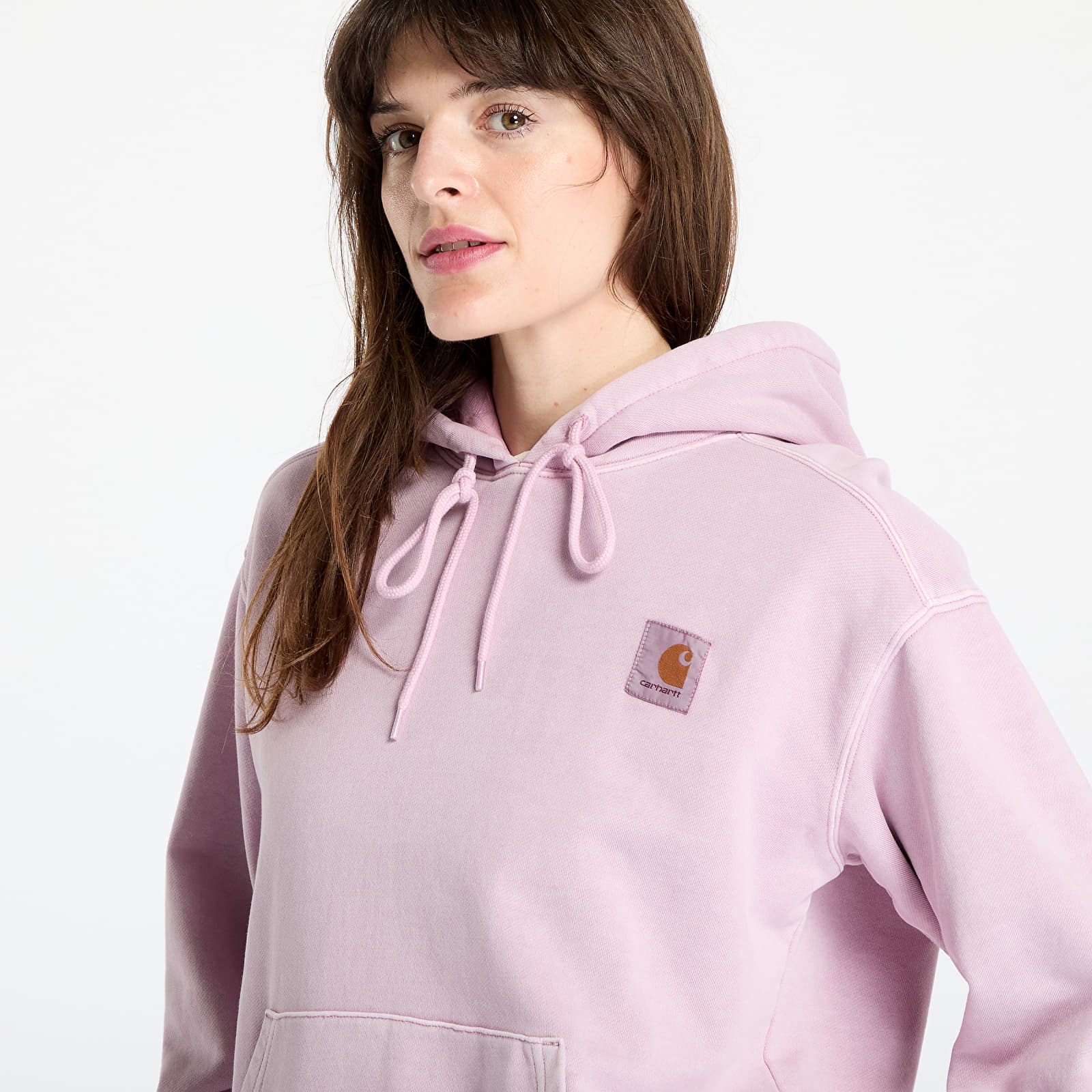 Meeste kampsunid Carhartt WIP Hooded Nelson Sweat UNISEX Hortensia Garment Dyed