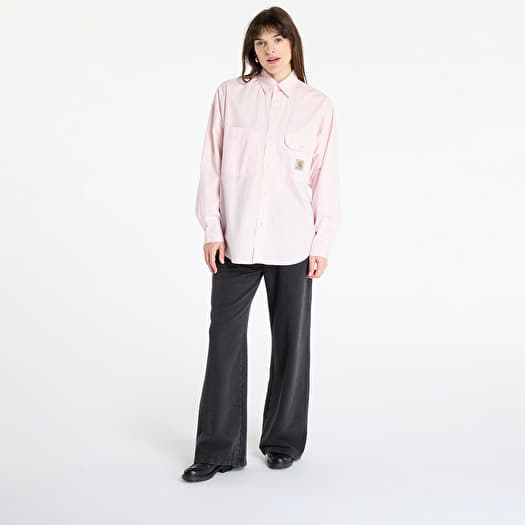 Carhartt WIP Longsleeve Irwin Shirt UNISEX Air Pink | Queens