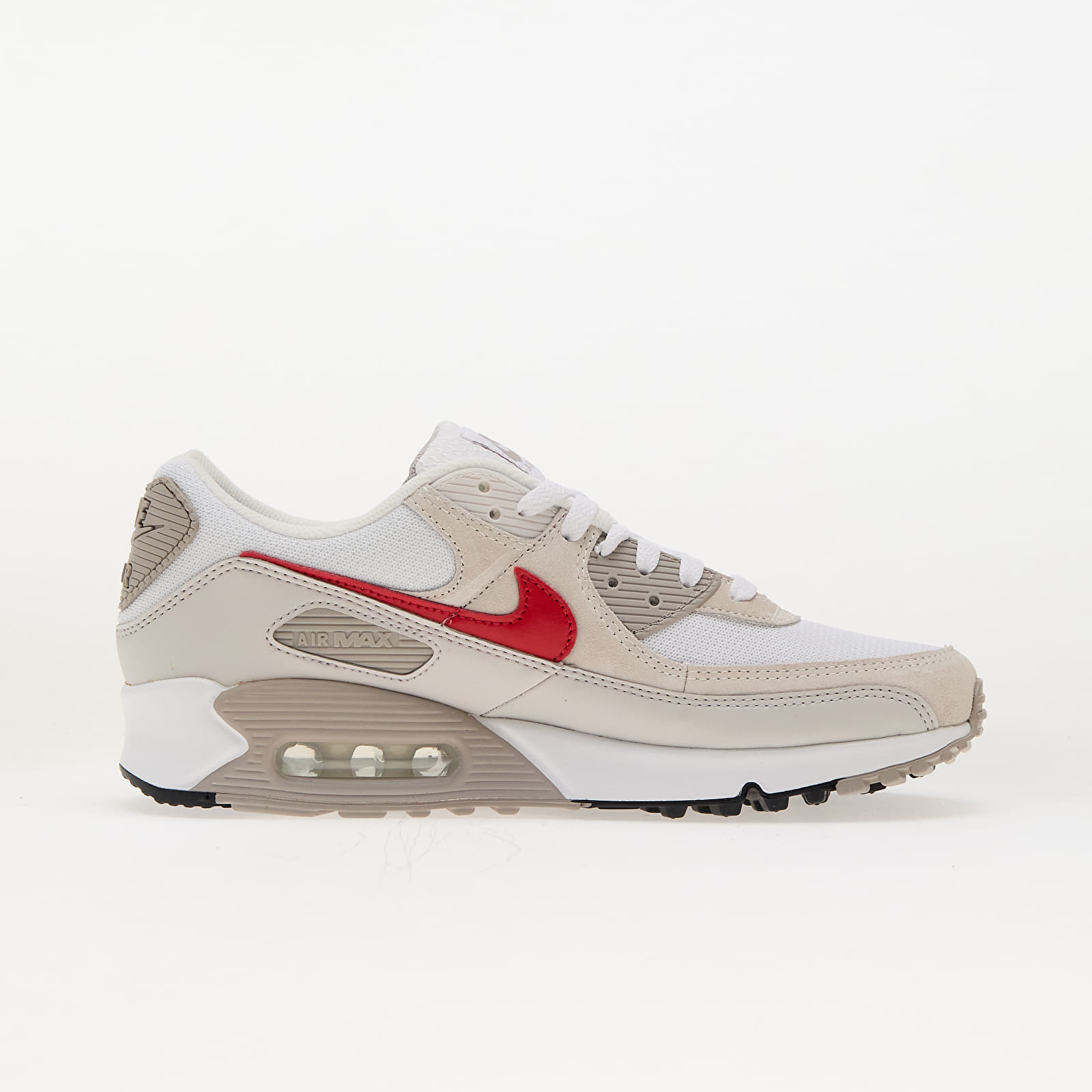 Herensneakers en -schoenen Nike Air Max 90 White/ University Red-College Grey