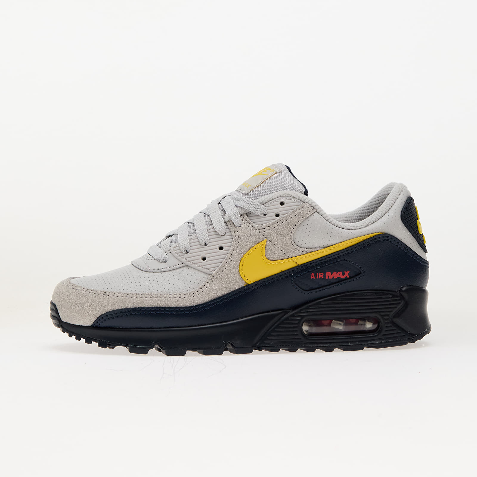 Férfi tornacipők és cipők Nike Air Max 90 Neutral Grey/ Tour Yellow-Obsidian