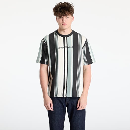 T-paita GUESS Originals Stripe T-Shirt Washed Out Black